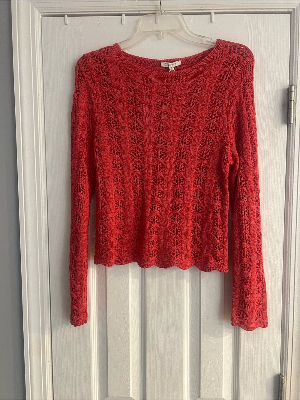 Z Supply Coral XS Open-Knit Lightweight Sweater